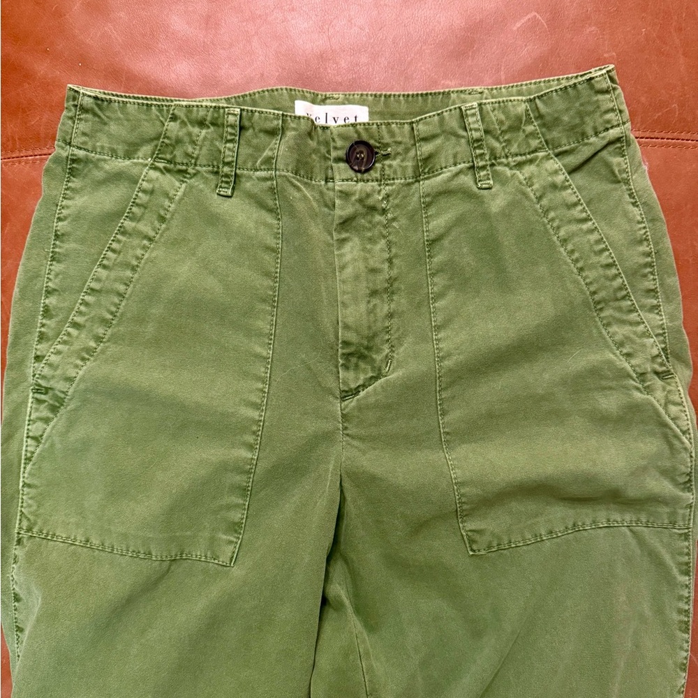 Velvet by Graham and Spencer Mya Canvas Pant Size 6